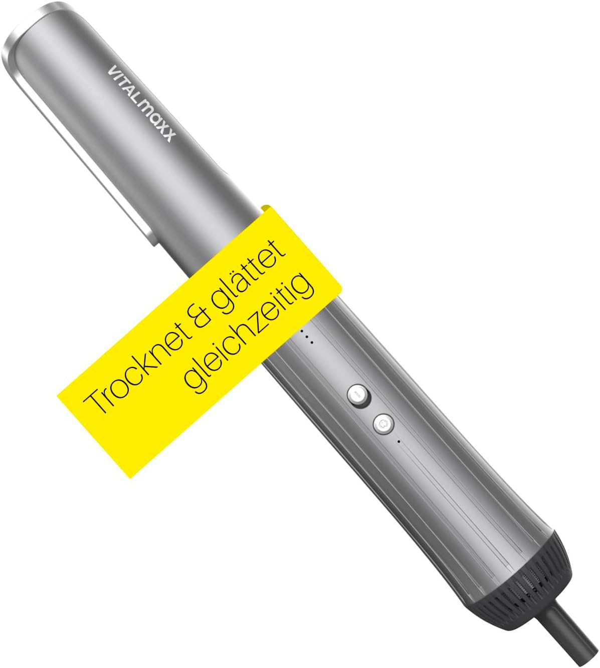 STYLE & SHINE by VITALmaxx Straight & Air Styler | Hair Styler 2 in 1: Glätteisen & Haartrockner | Hot Air Styler für wenig Haarbruch | Nass Styler mit 2 Modi & 6 Temperaturstufen