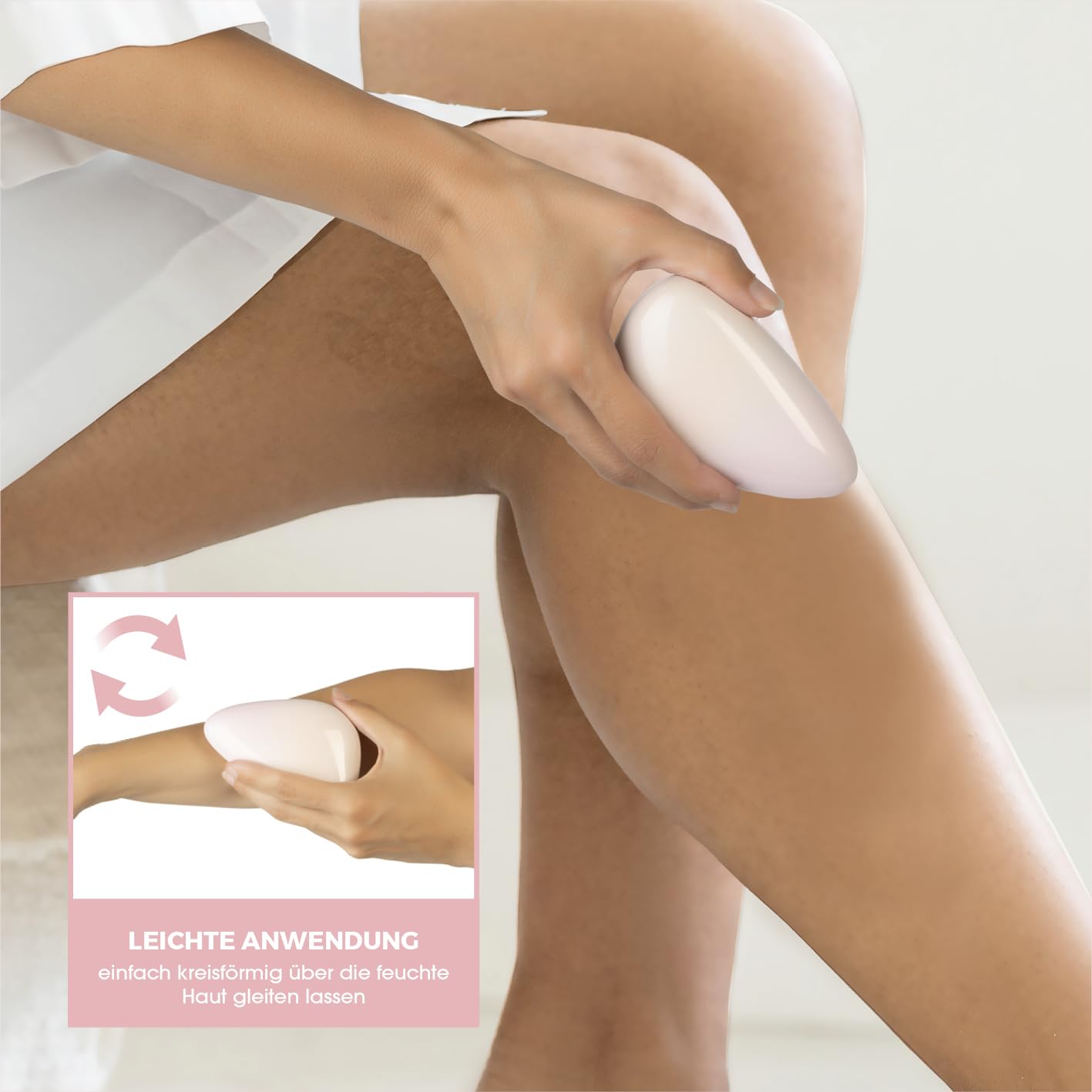 VITALmaxx Glass Shaver | Haarentfernung ohne Schmerzen & Hautirritationen | Nanoglas-Haarentferner mit Peeling-Effekt | Ideal für empfindliche Haut geeignet | Kompaktes & pflegeleichtes Design — Ansicht 5