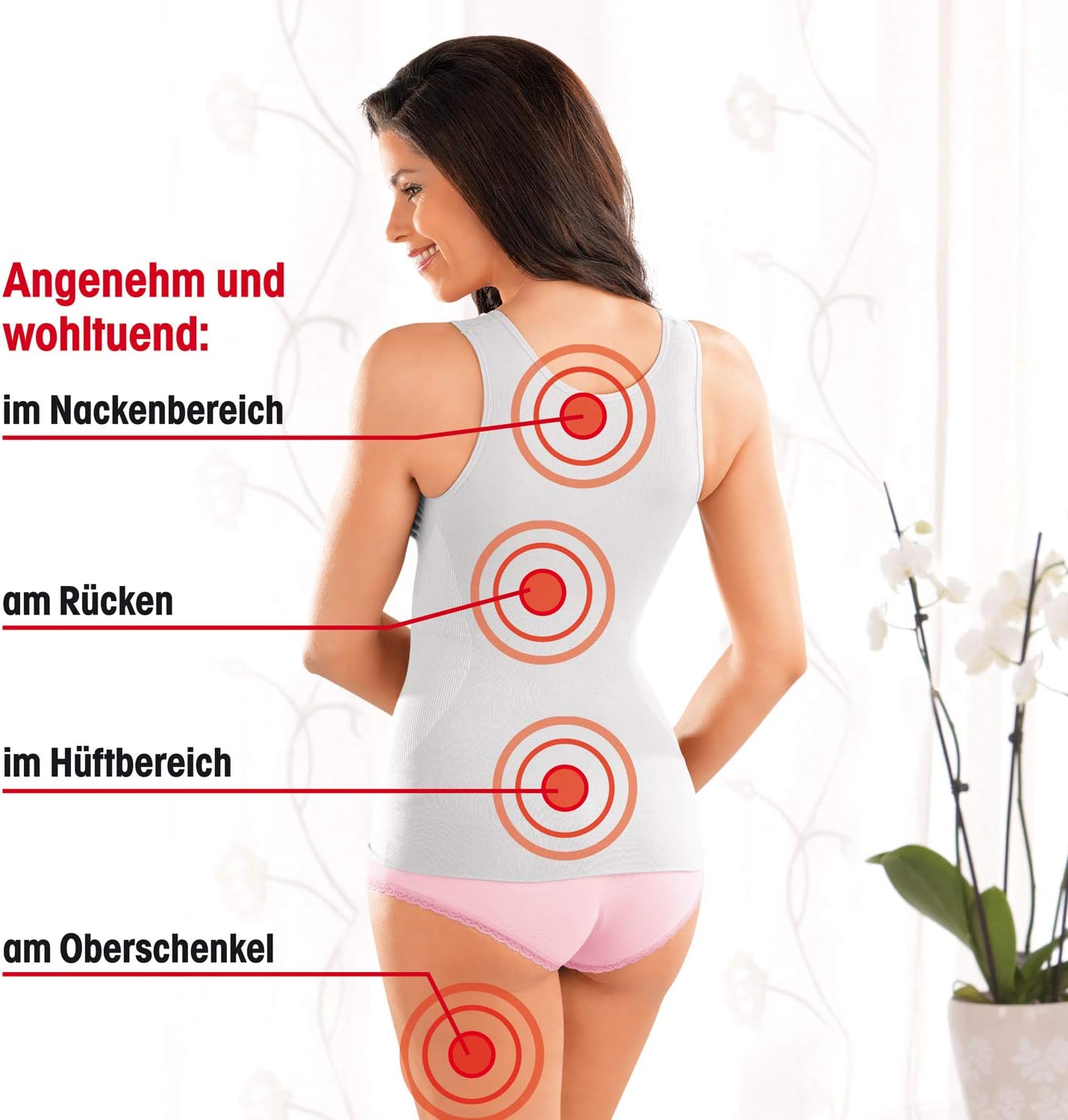VITALmaxx Massagesitzauflage mit wohltuender Wärmefunktion für Rücken und Nacken | Massagematte weiche, komfortable Auflage für Stuhl oder Sessel | 5 Massageprogramme mit 4 verschiedenen Massagearten — Ansicht 4