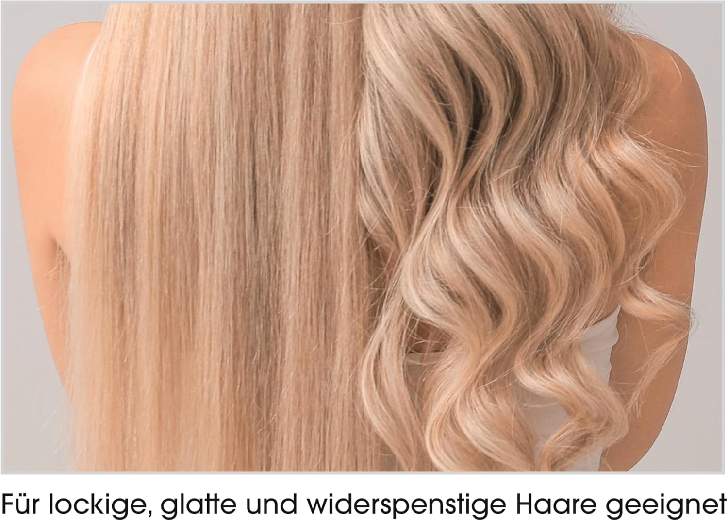 VITALmaxx Stylingbürste mit 3 Aufsätzen | Lockenstab, Föhn & Glätteisen in einem | 2 Geschwindigkeitsstufen & 3 unterschiedliche Hitzestufen | 360° drehbares Kabel [anthrazit/rosegold] — Ansicht 6