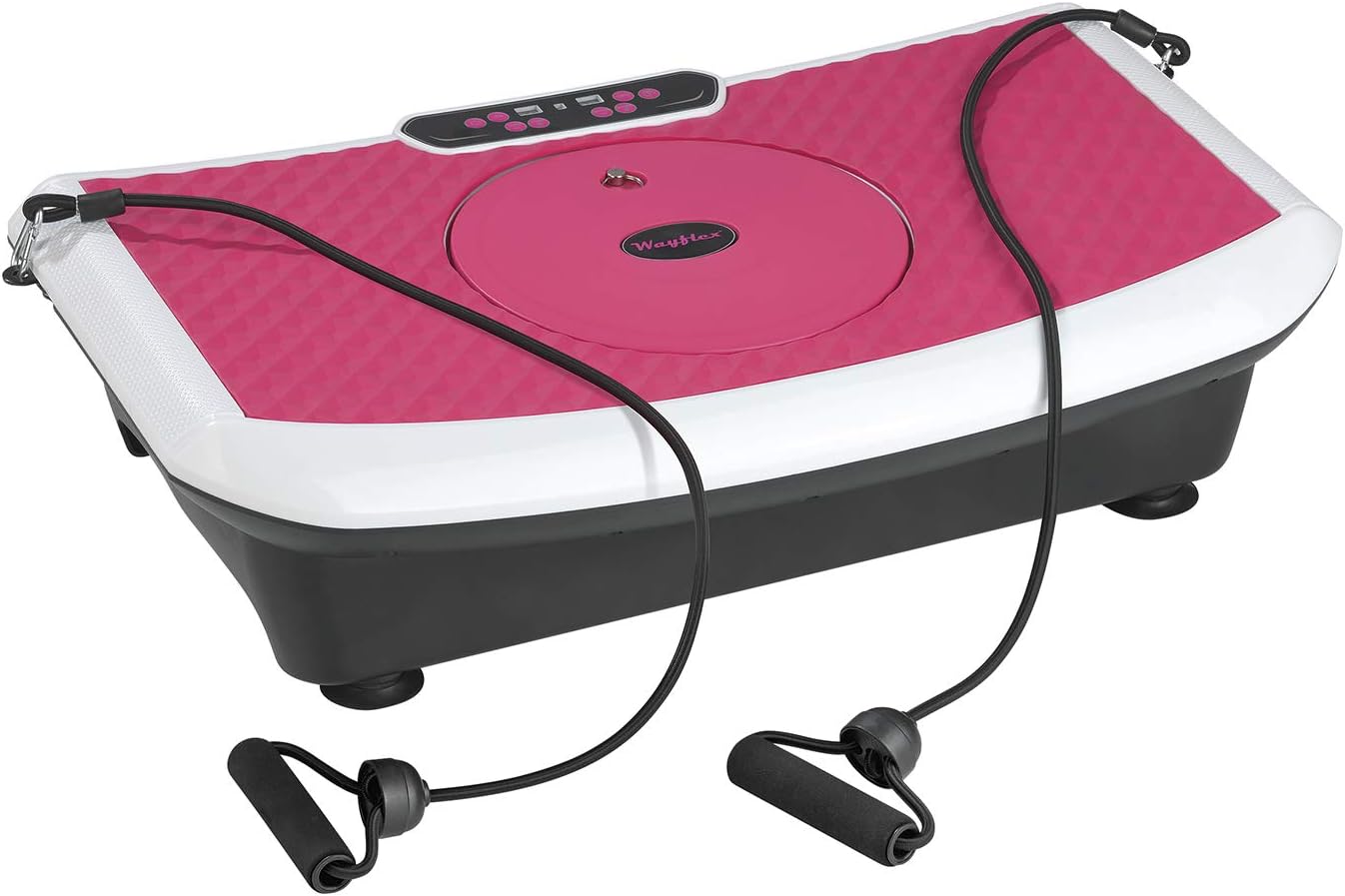 VITALmaxx Vibrationstrainer mit diversen Vibrationsstufen und Programmen, Verschiedene Modelle | Ganzkörpertraining zu Hause, inklusive Expanderbänder (Rose, Wayflex Trainer) — Ansicht 3